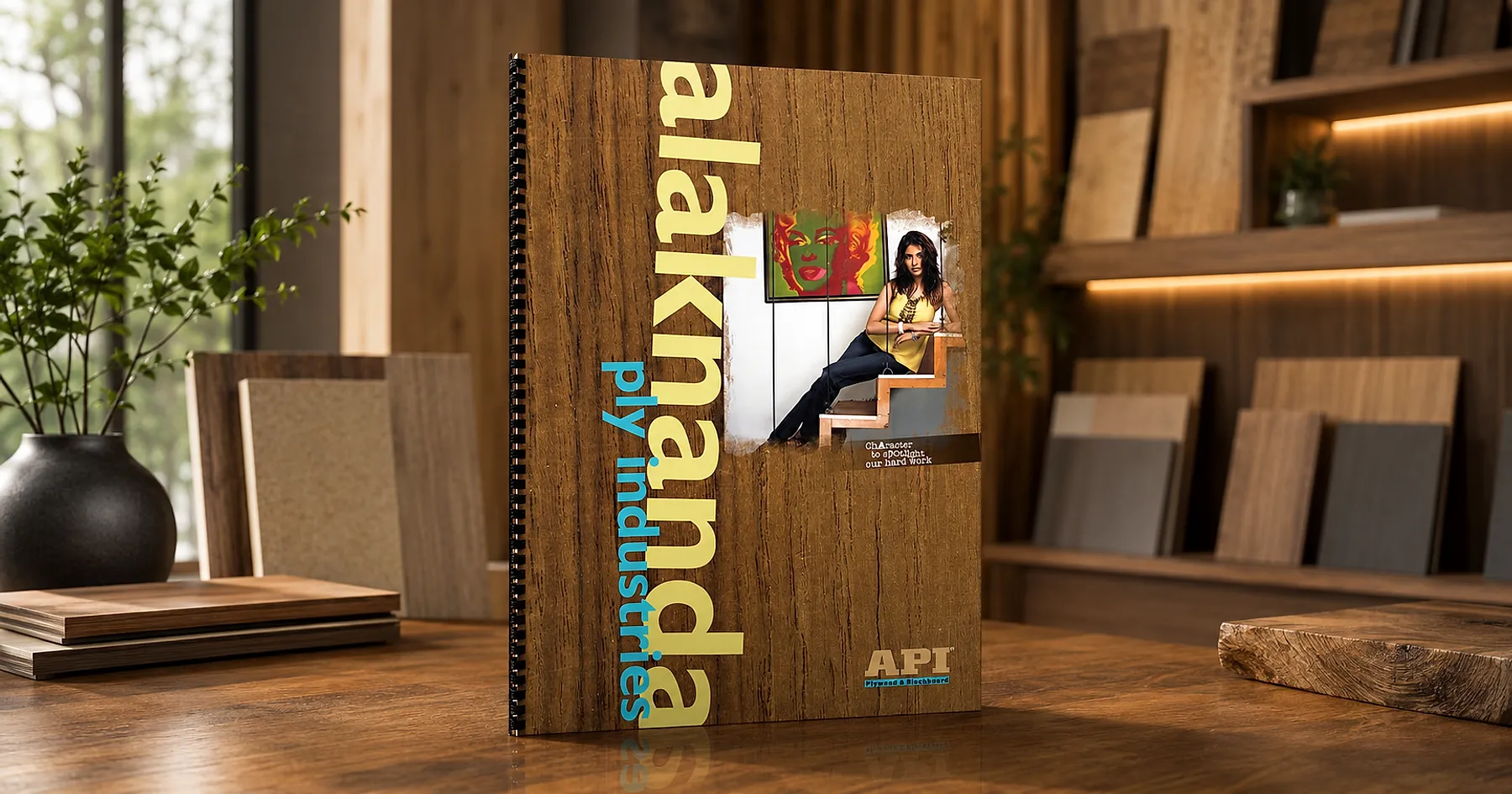 Alaknanda Plywood api product catalogue cover — building materials, India