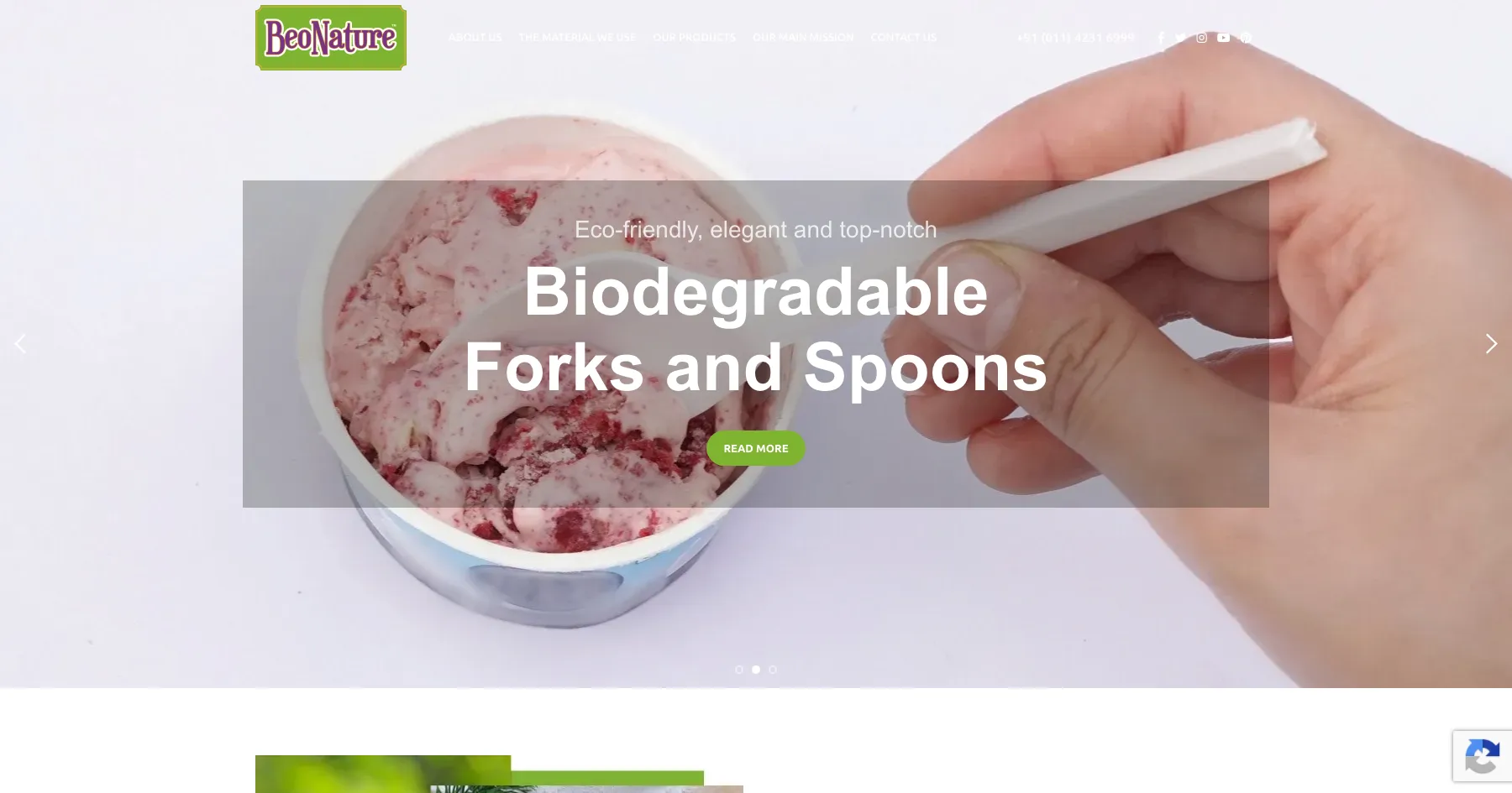 BeoNature e-commerce website design and development — homeware & kitchenware, India