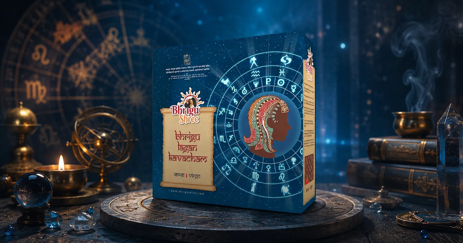 Bhrigu Shree lagan kavacham box packaging — devotional & spiritual, India