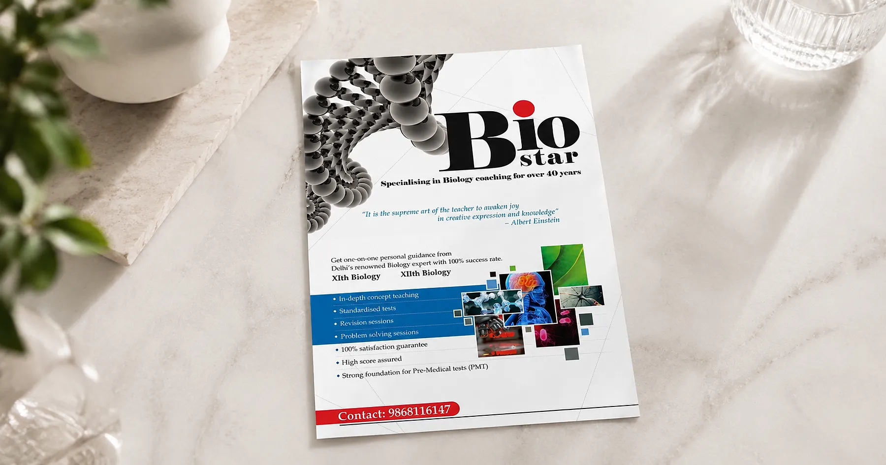 Bio Star health flyer design
