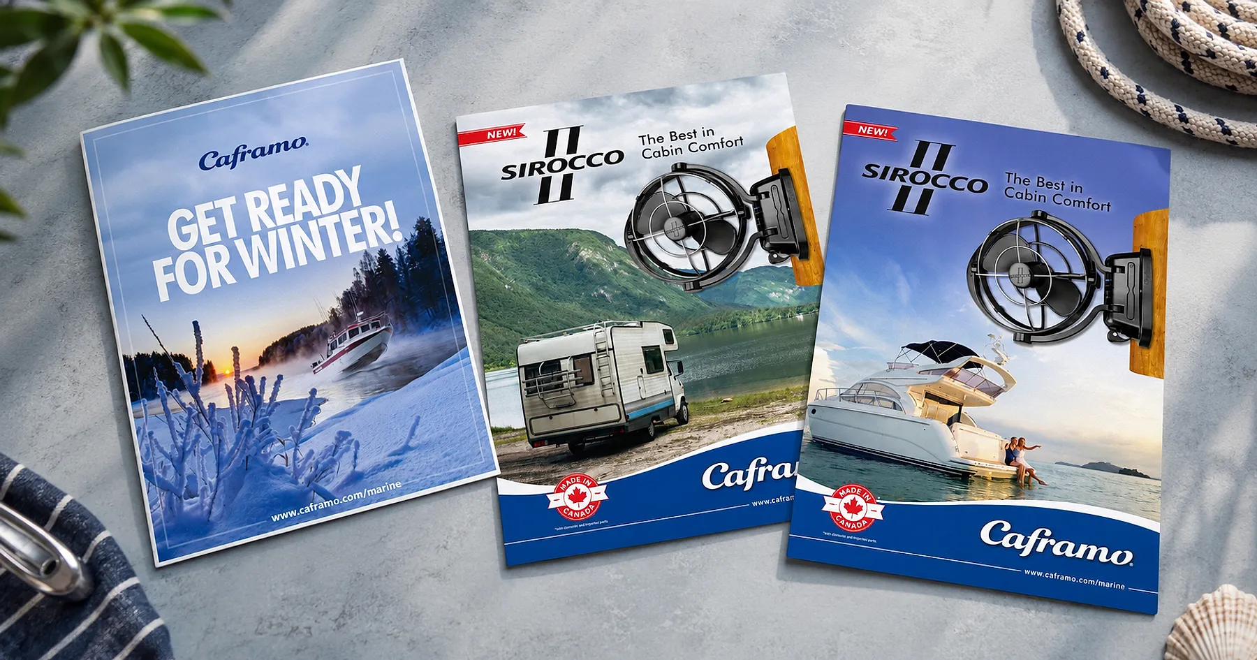 Caframo product brochure design