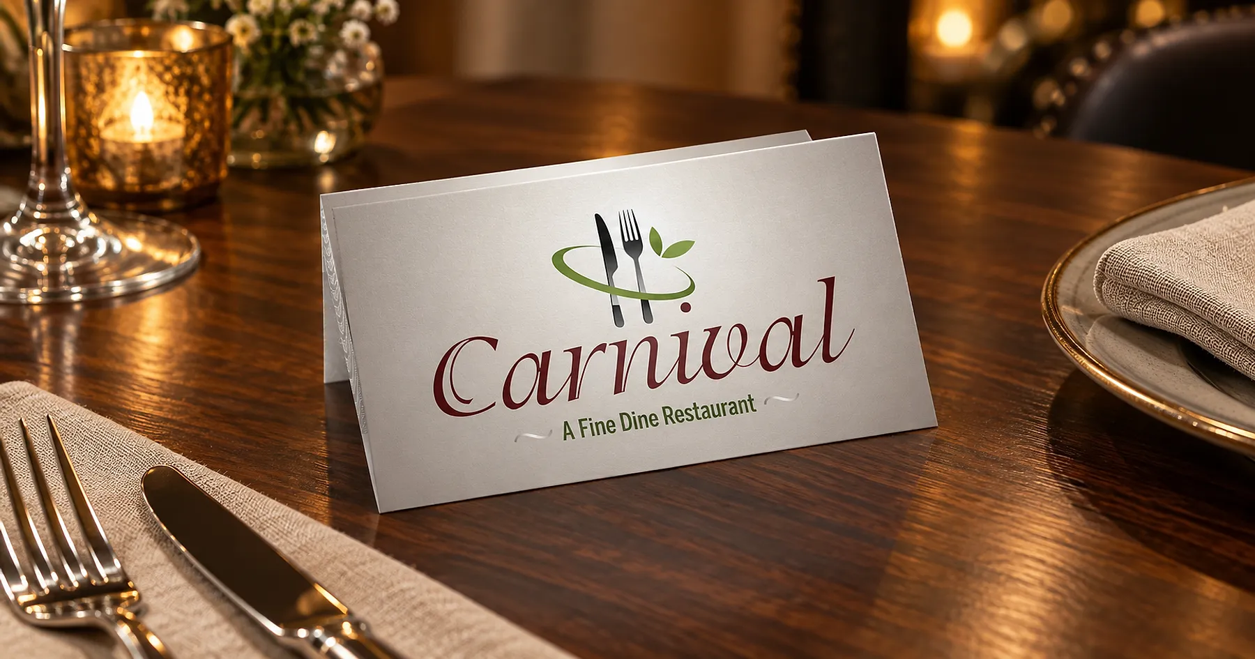 Carnival brand identity design — hospitality & food service, India