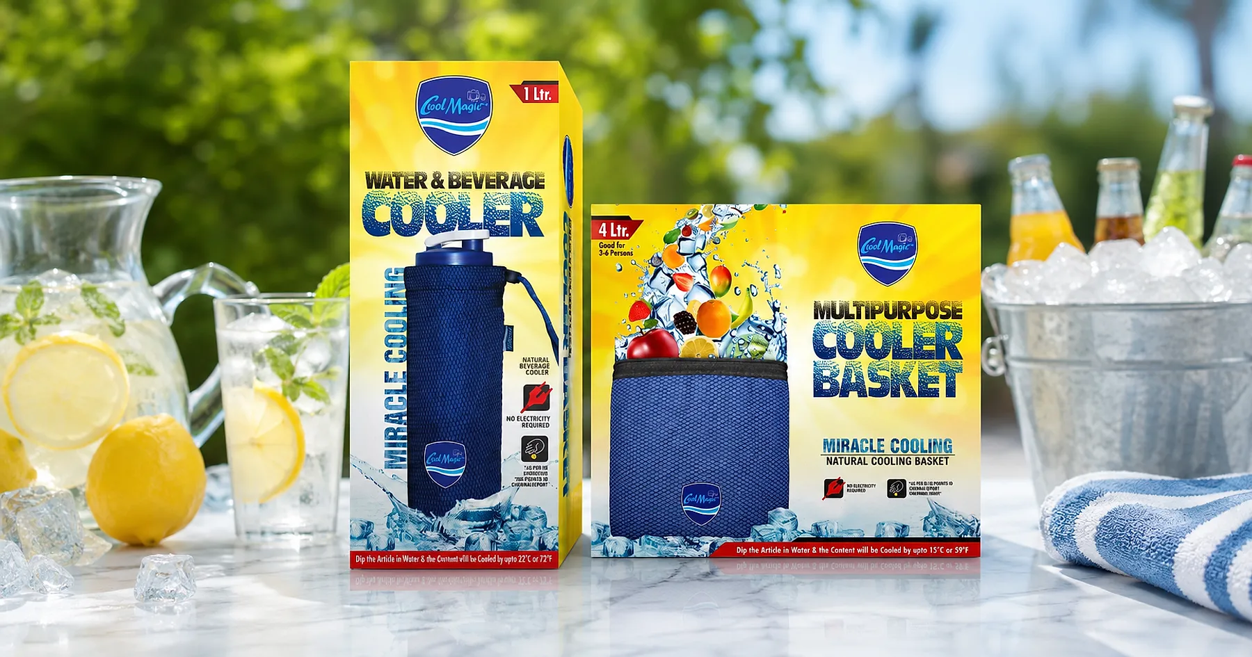 Cool Magic beverage cooler carton packaging — home care, India