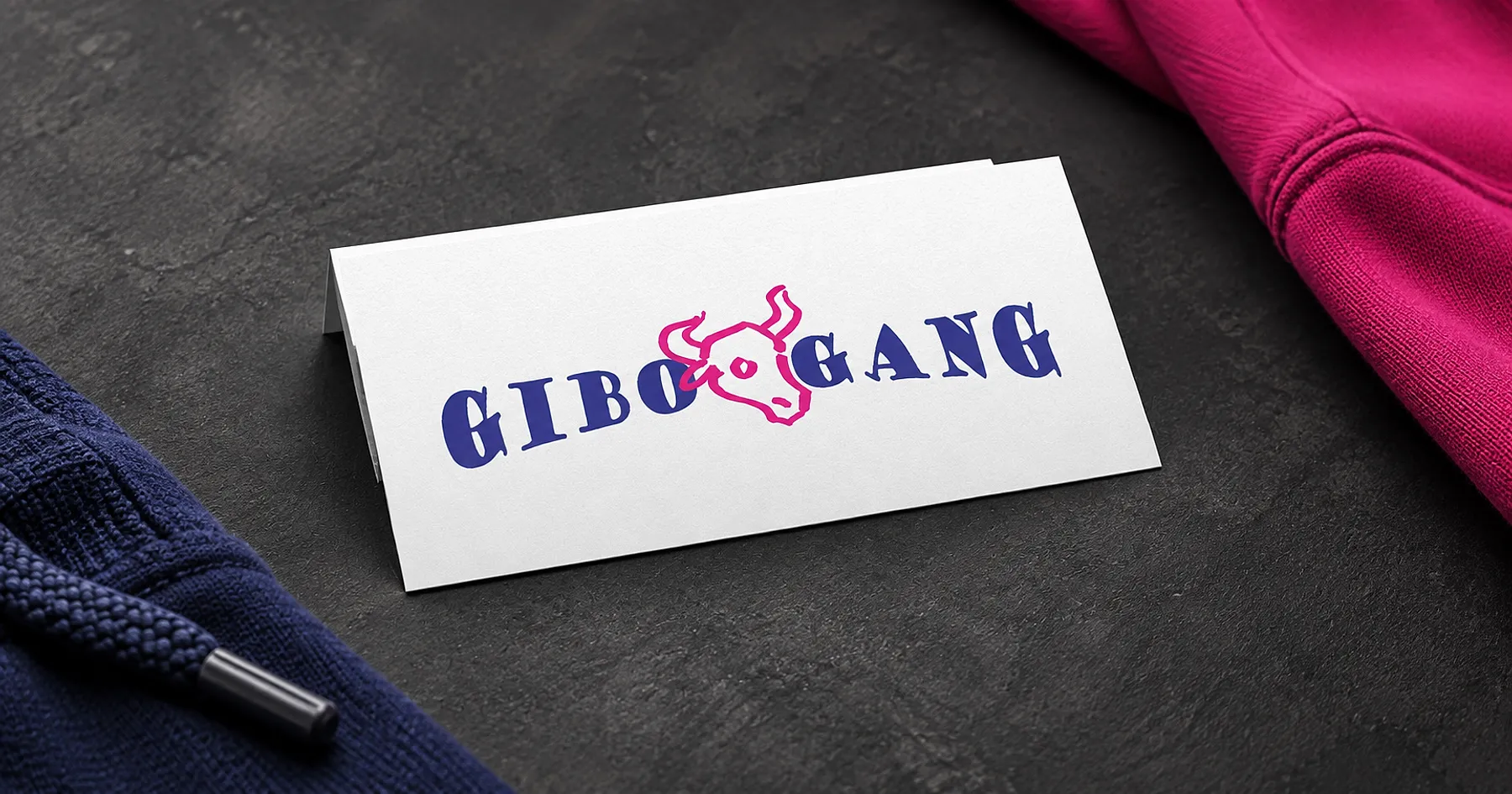 Gibo Gang brand identity design — fashion & apparel, India