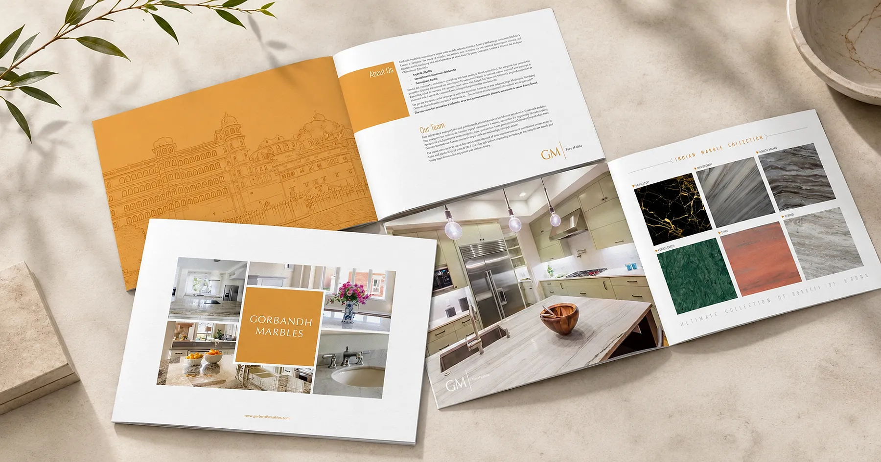 Gorbandh Marbles indian marble collection catalogue — interiors & surfaces, India