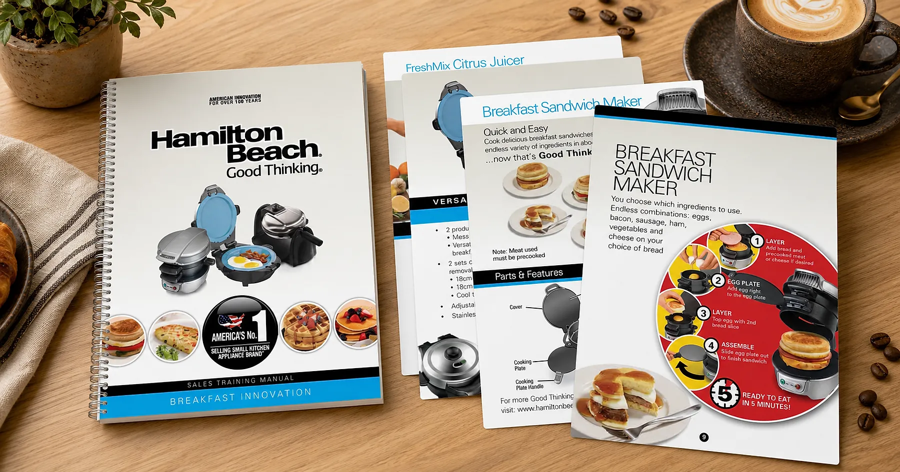 Hamilton Beach breakfast sales training manual — appliances, India