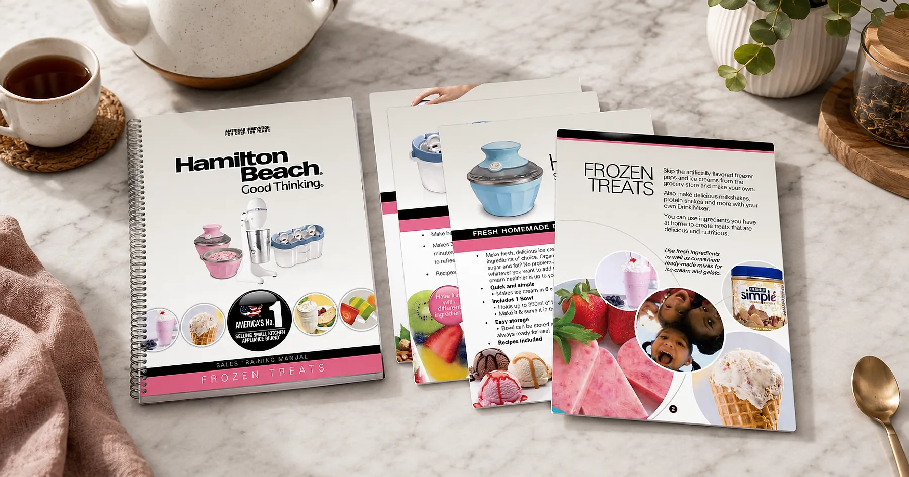 Hamilton Beach frozen treats sales training manual — appliances, India