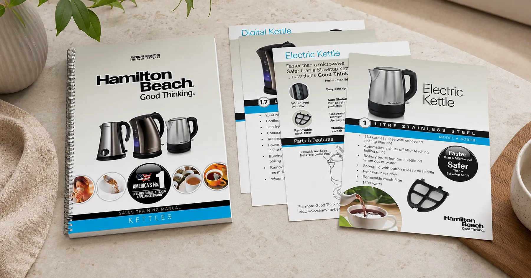 Hamilton Beach kettles sales training manual — appliances, India