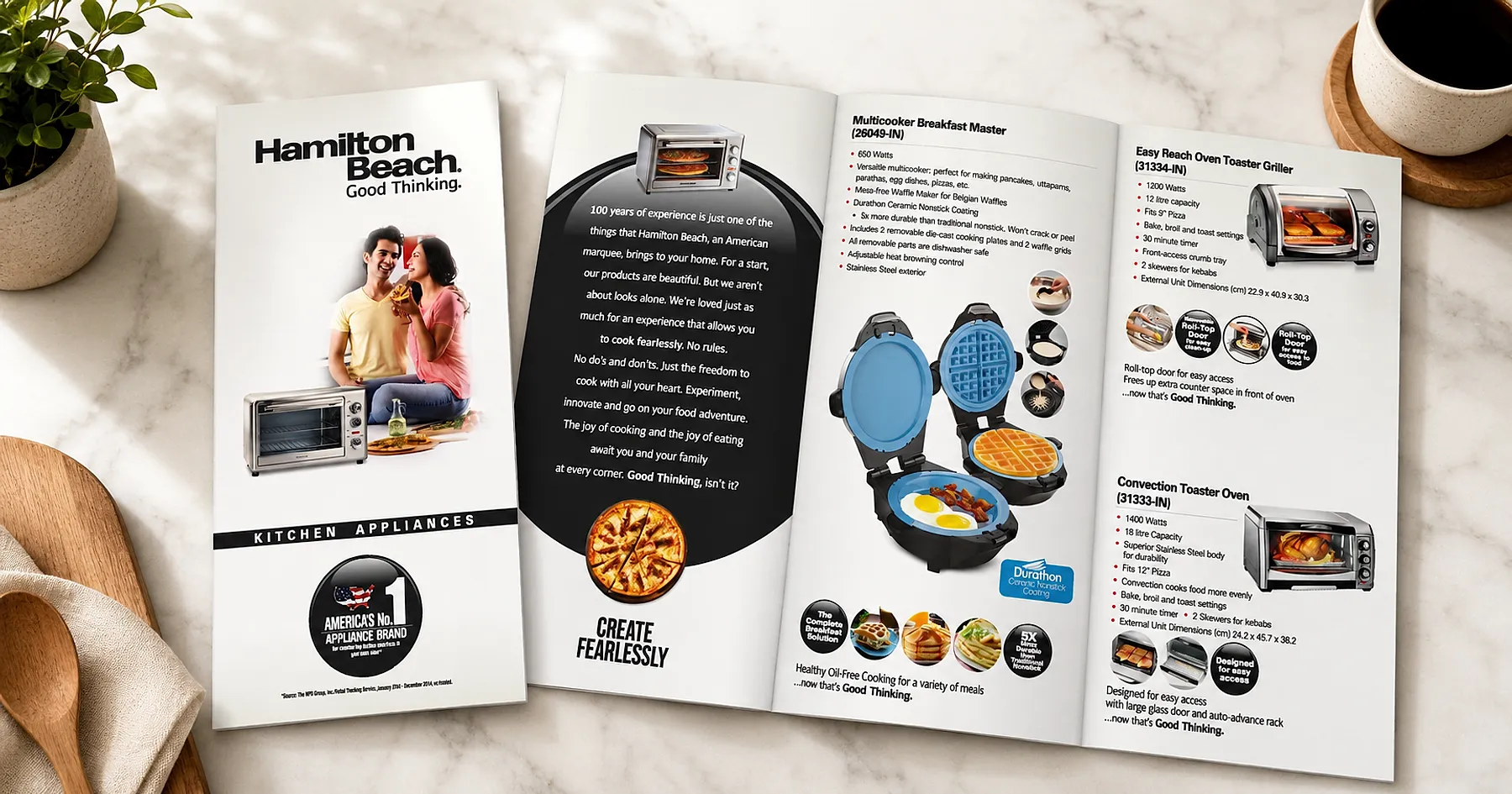 Hamilton Beach kitchen appliance range brochure — appliances, India