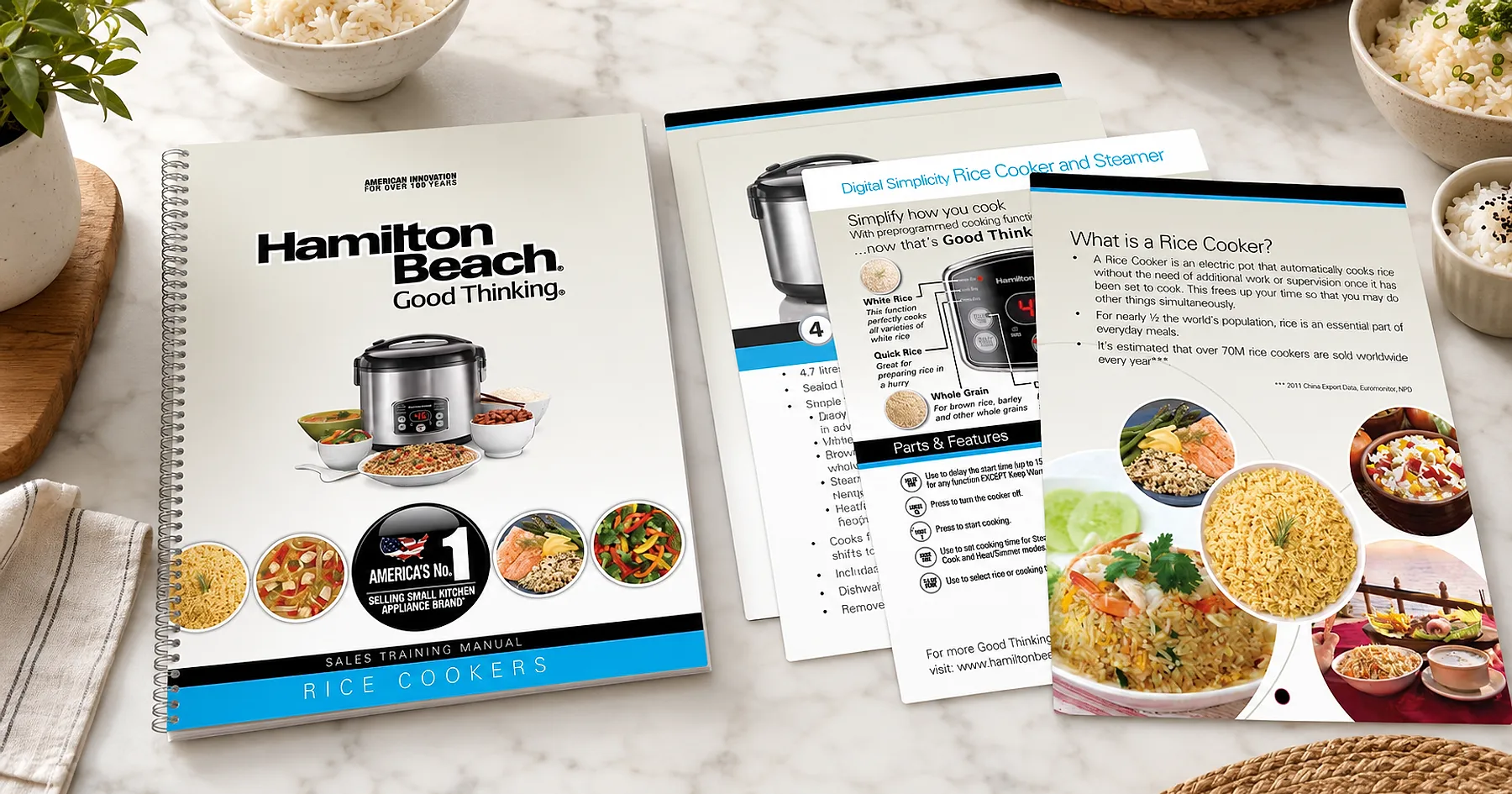 Hamilton Beach rice cookers sales training manual — appliances, India