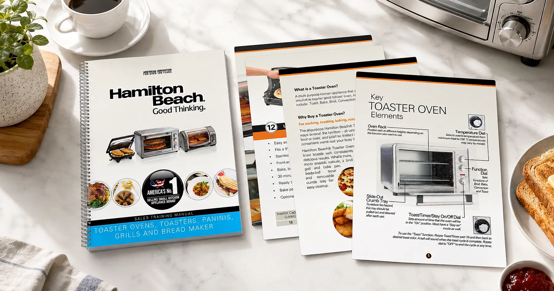 Hamilton Beach toaster ovens sales training manual — appliances, India