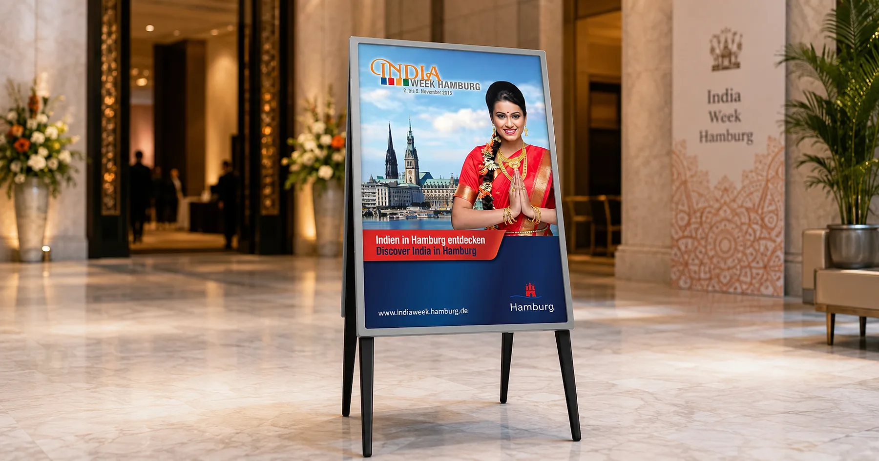 India Week Hamburg event poster design