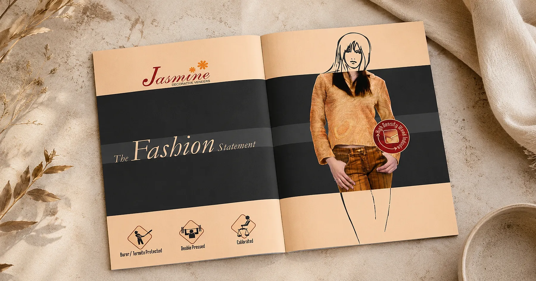 Jasmine Veneers magazine advertisement design