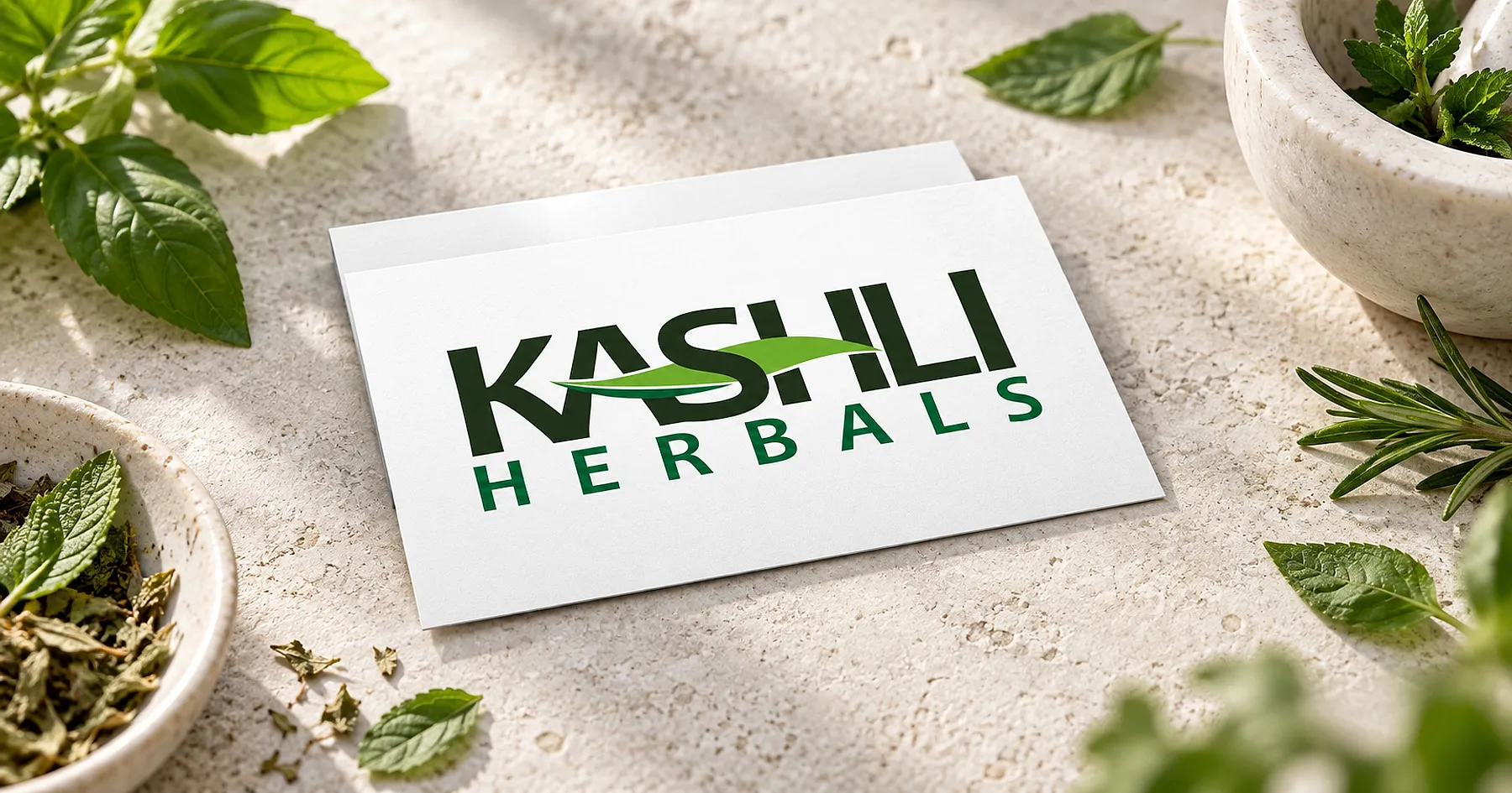 Kashli Herbals brand identity design — personal care, India