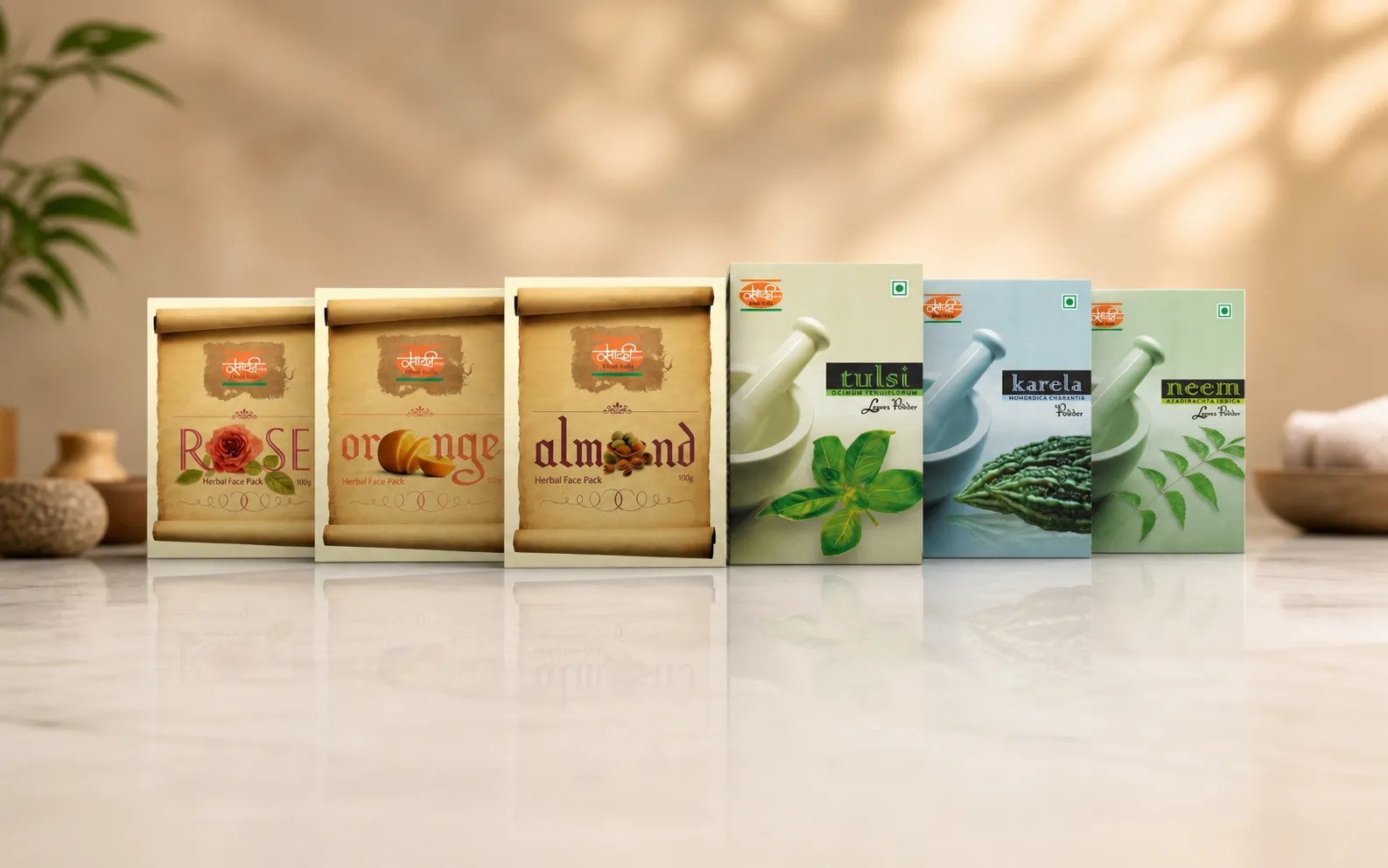 Khadi heritage personal-care packaging design