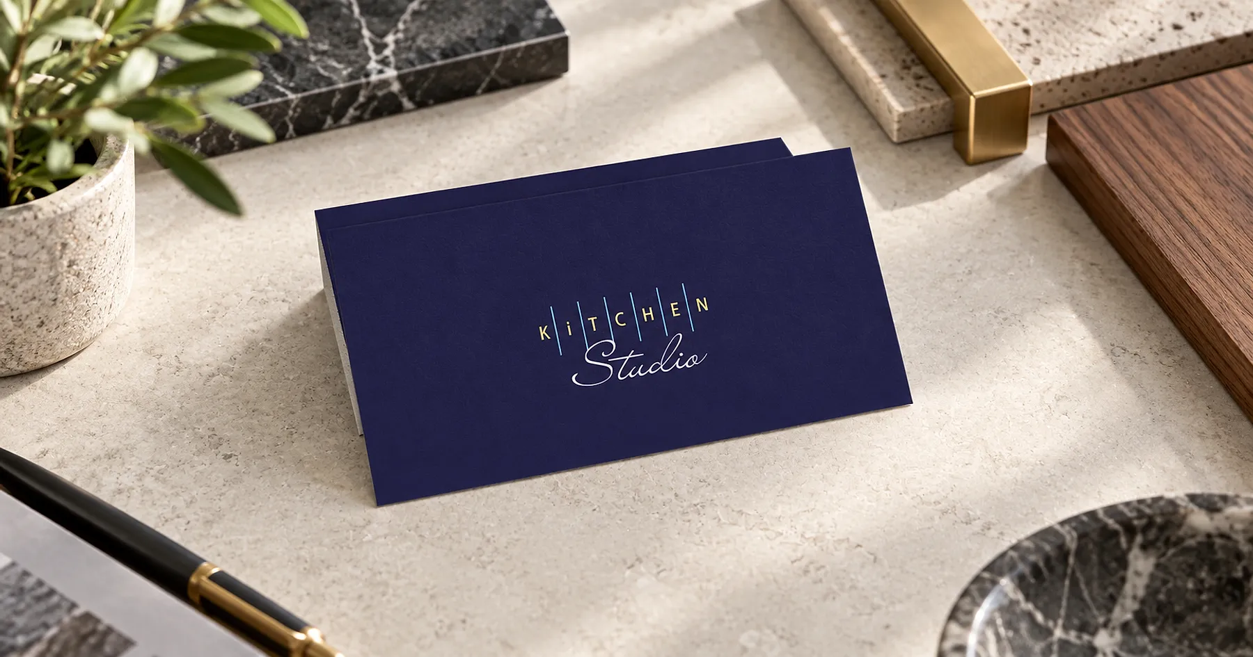 Kitchen Studio brand identity design — homeware & kitchenware, India