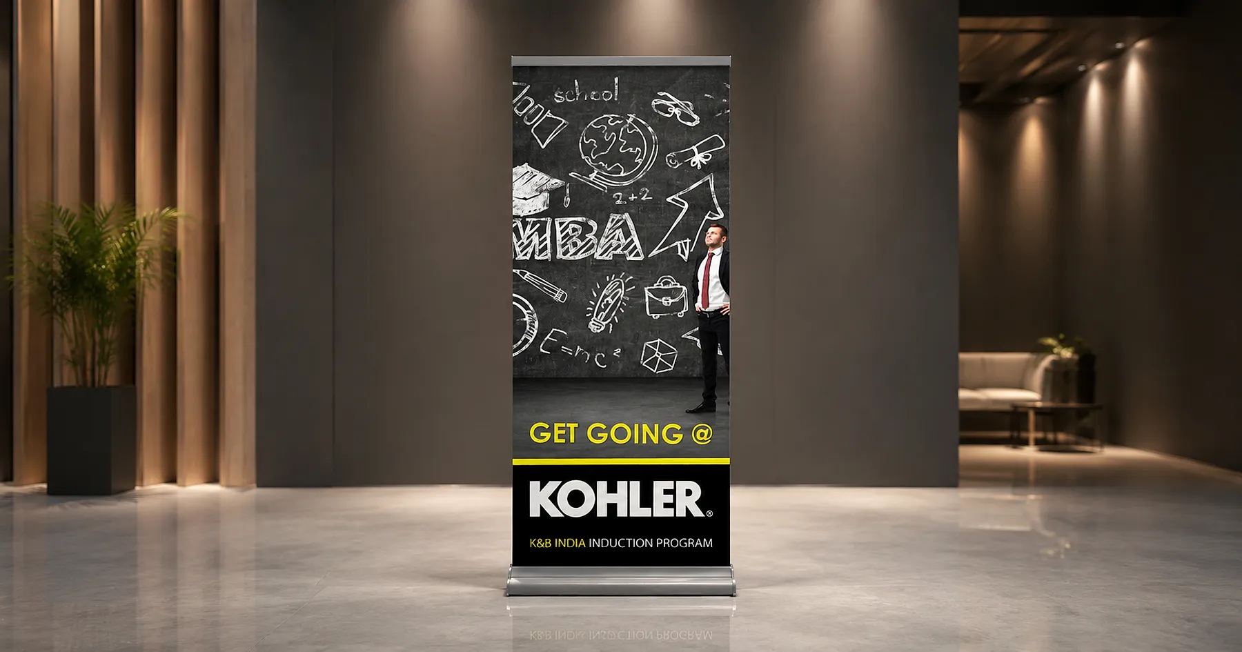 Kohler standee design