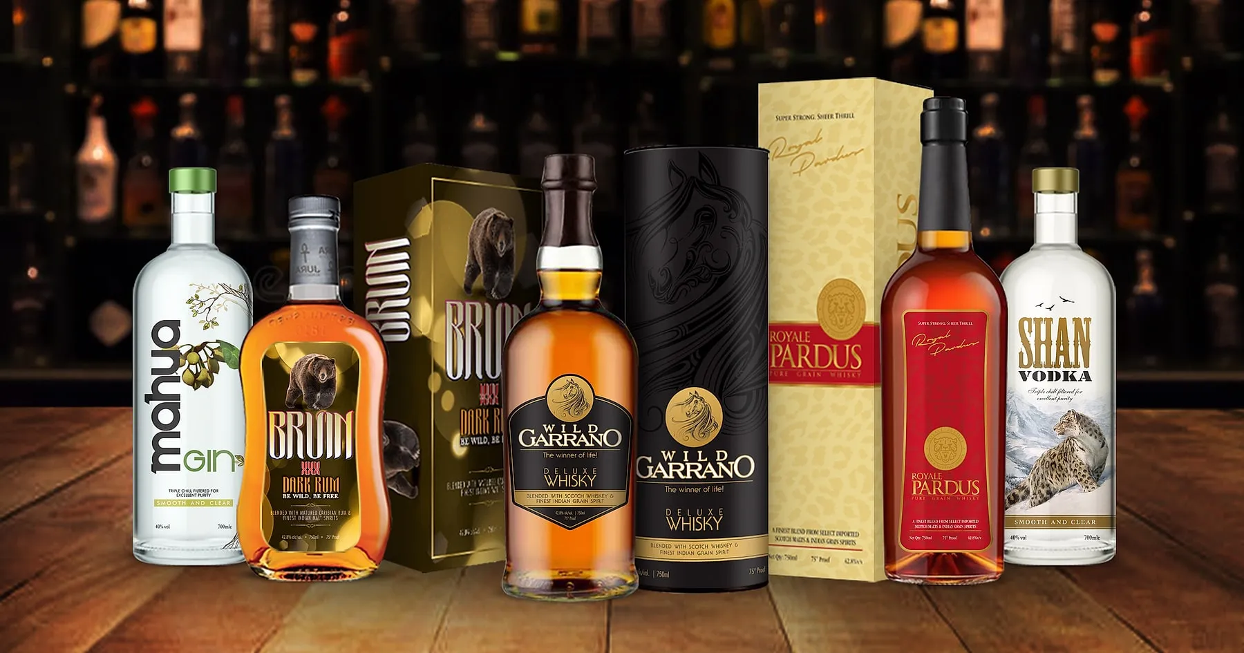 Kristal Spirits packshot photography composite — wine & spirits, India