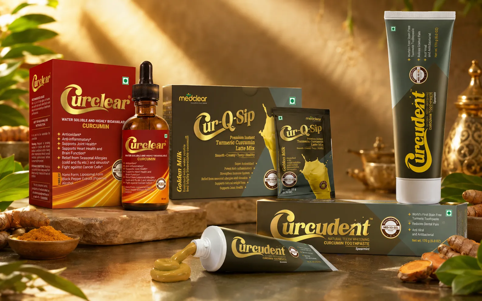 Medclear brand identity and logo design