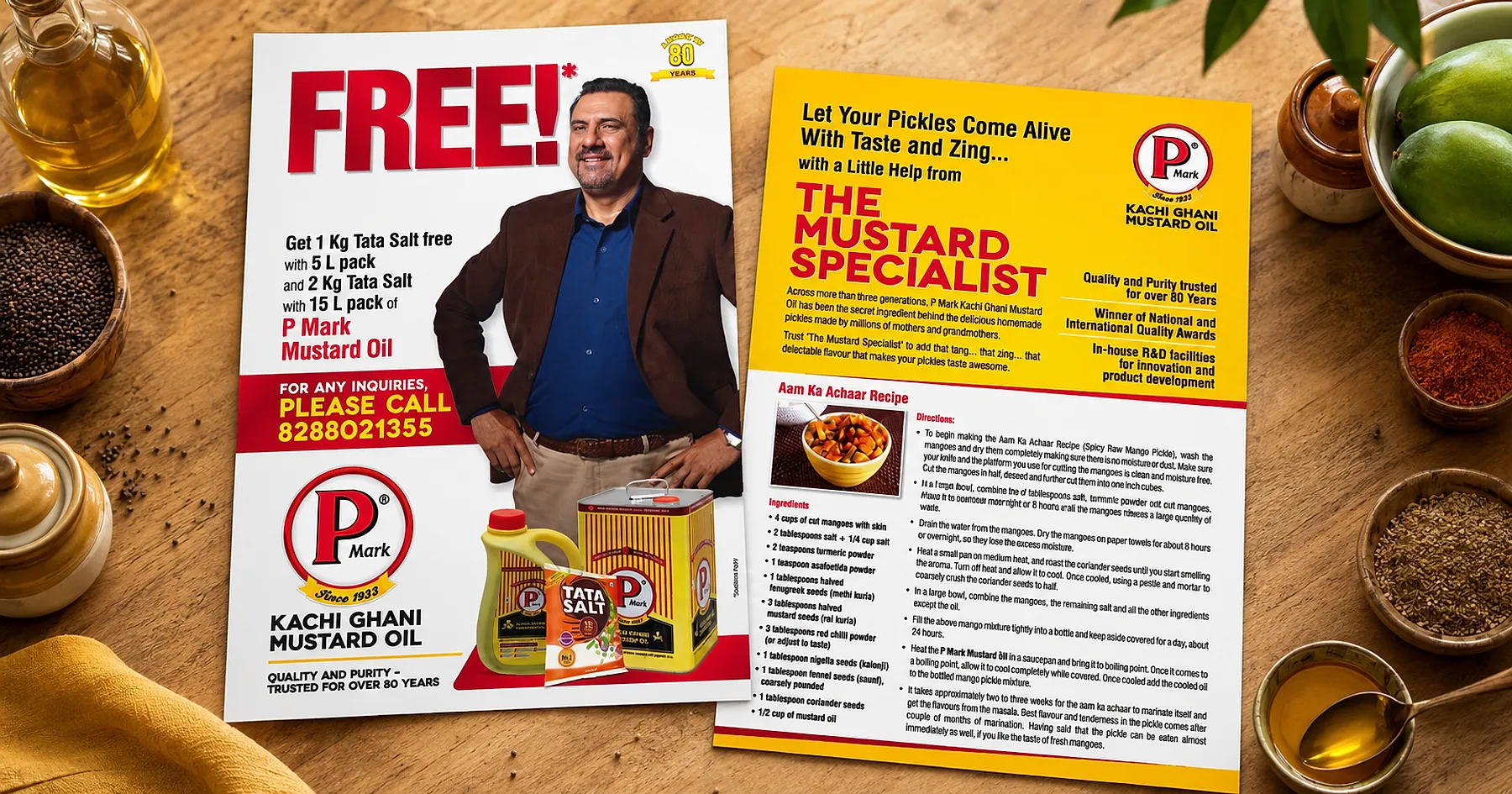 P-Mark flyer design