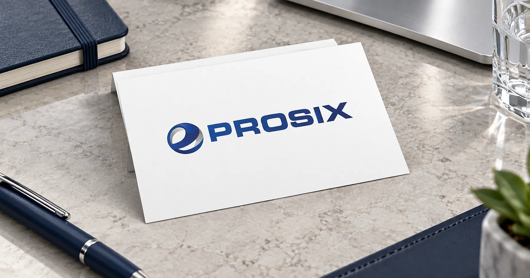 Prosix brand identity design — automotive, India