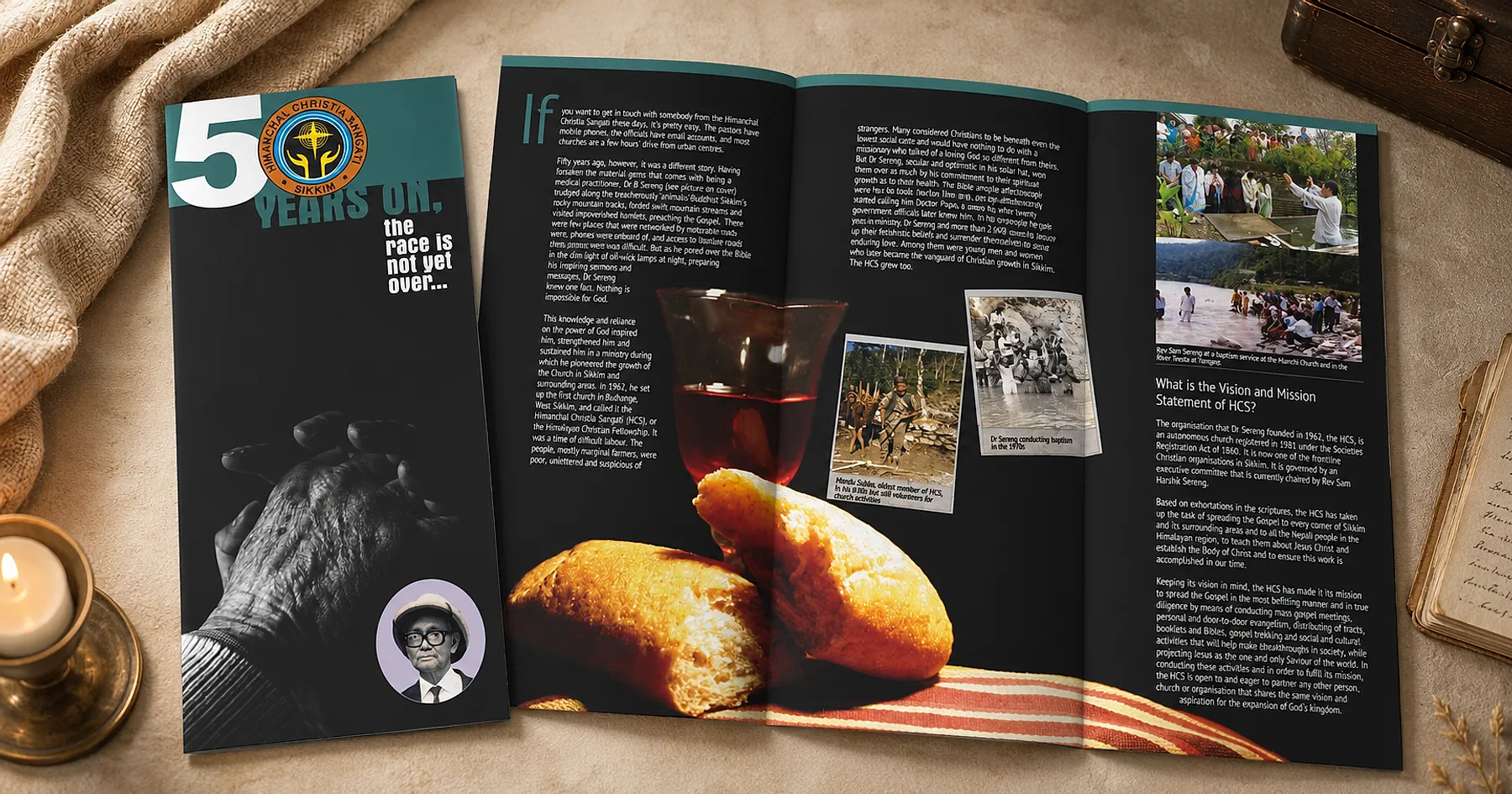 Sikkim Church 50 years commemorative brochure — non-profit & institutional, India