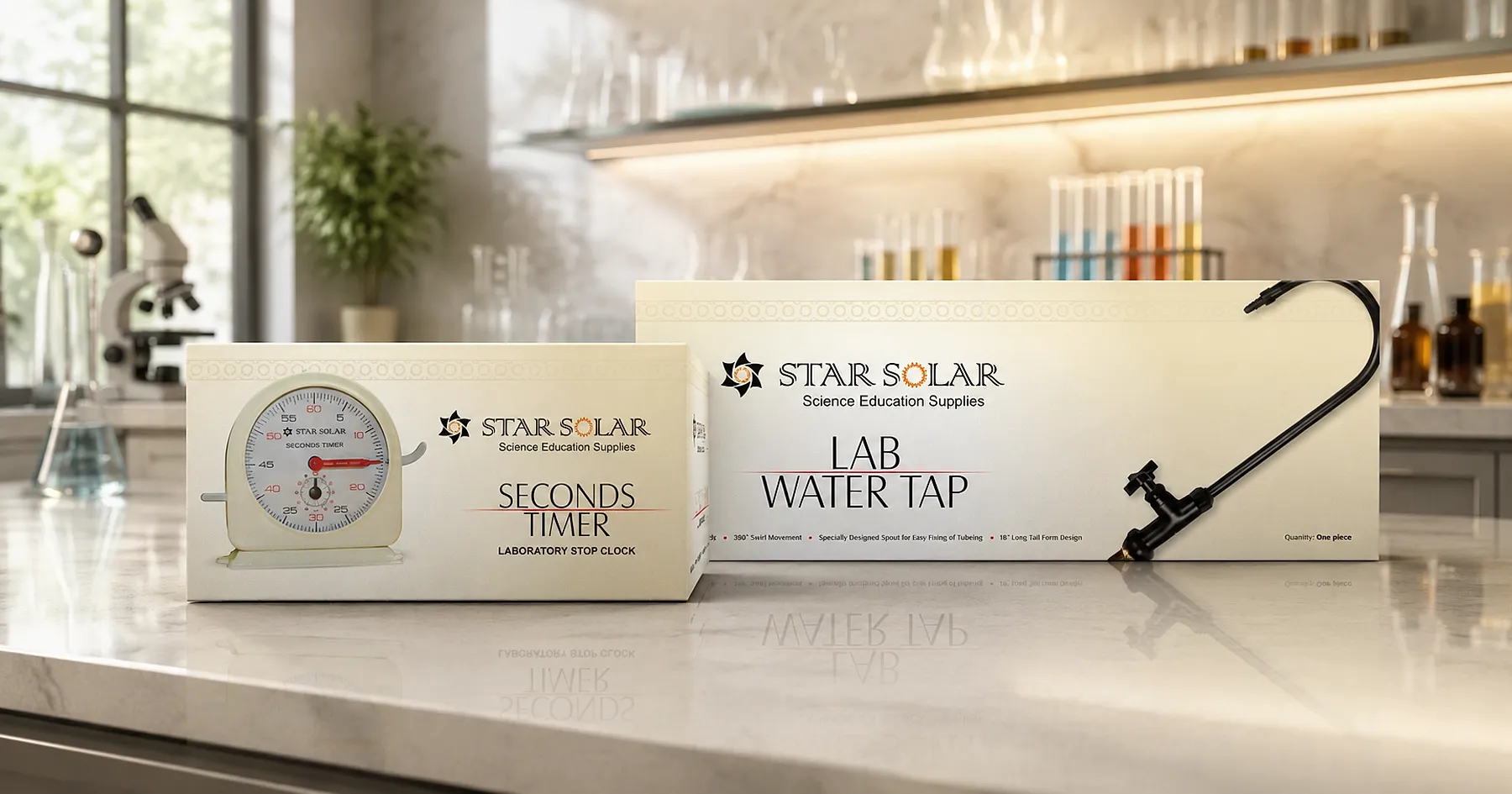 Star Solar lab equipment carton packaging — industrial equipment, India