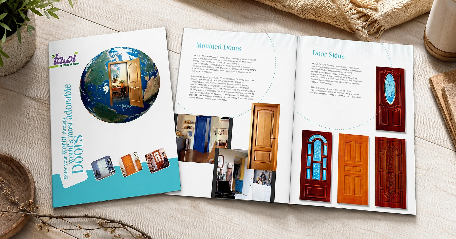 Tawi moulded door product catalogue — building materials, India